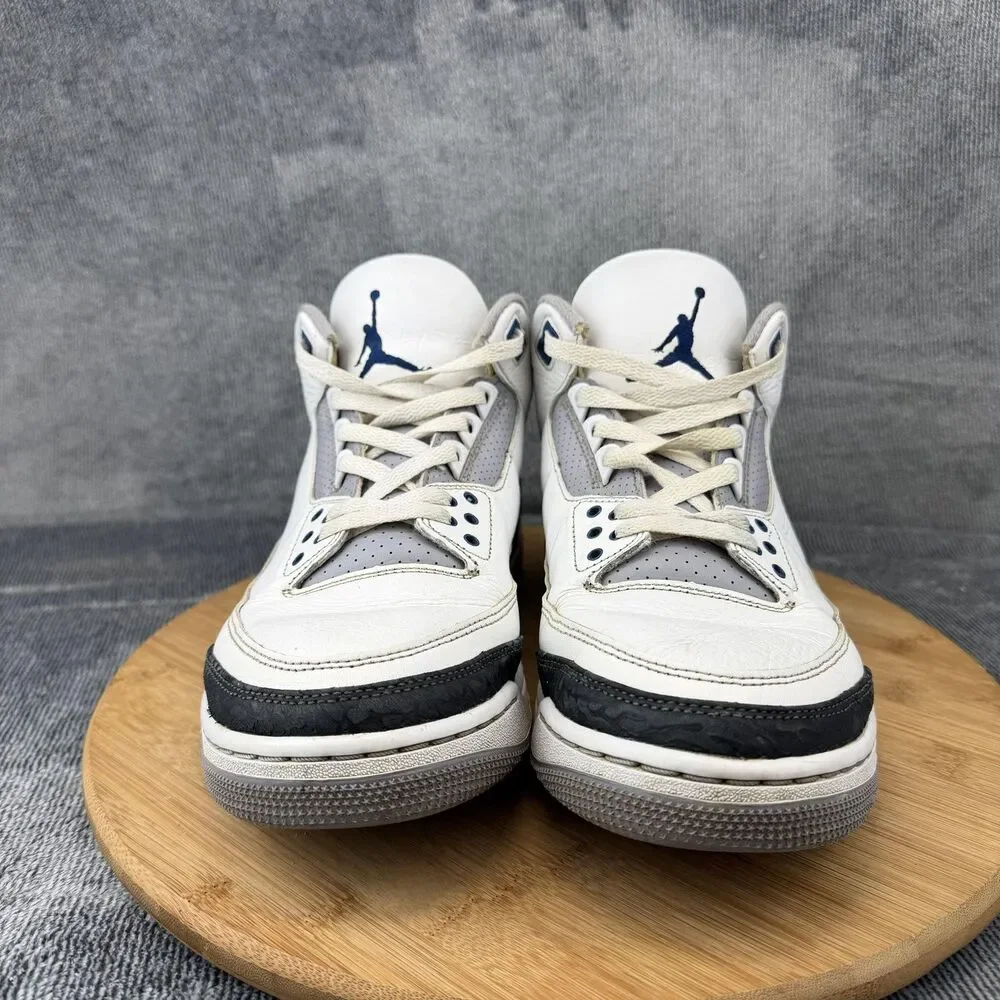 Jordan Air Jordan 3 Retro Midnight Navy Shoes Mens Size 10 Sneakers CT8532-140